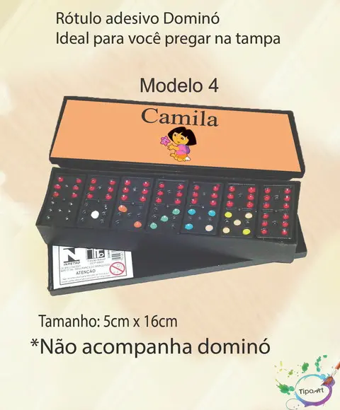 Adesivo para Dominó -dora