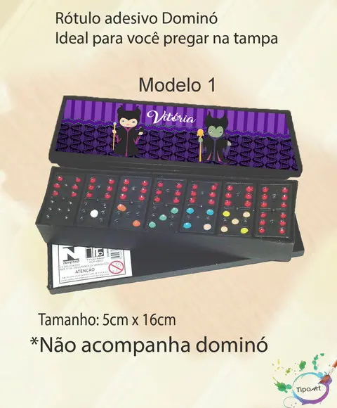 Adesivo para Dominó -malevola