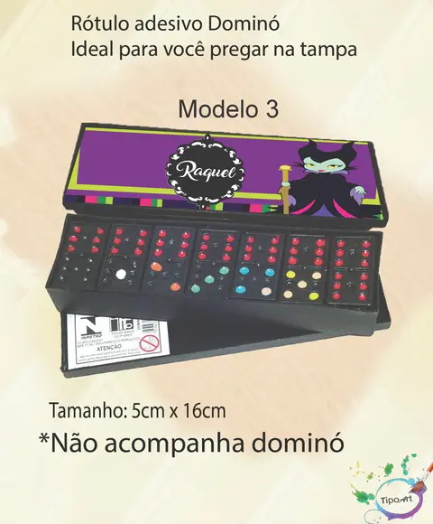 Adesivo para Dominó -malevola