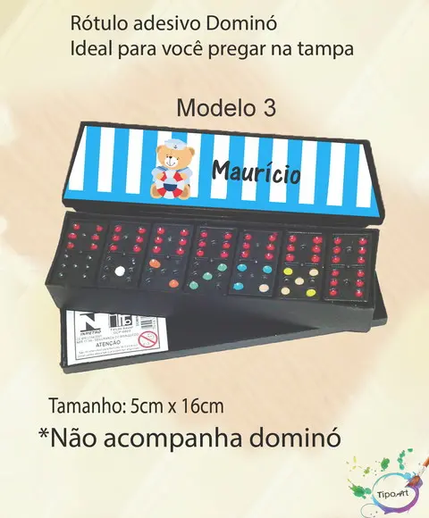 Adesivo para Dominó -marinheiro