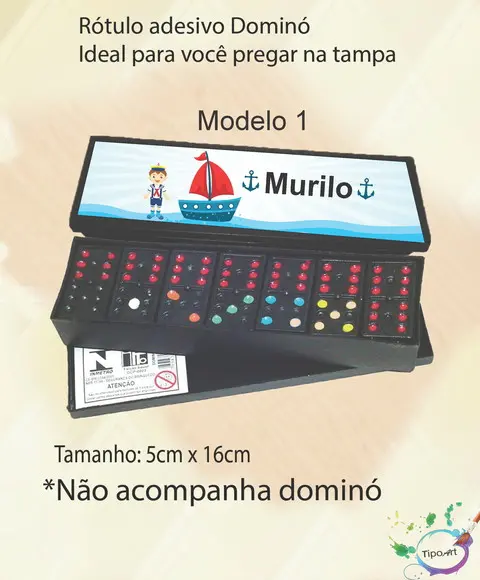 Adesivo para Dominó -marinheiro