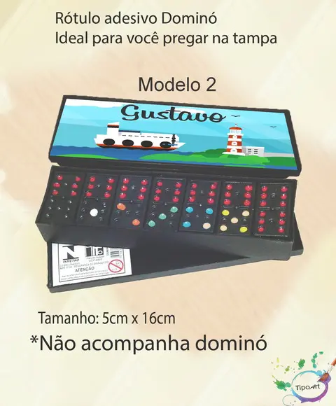 Adesivo para Dominó -marinheiro