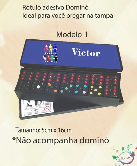 Adesivo para Dominó -pawer Ranger