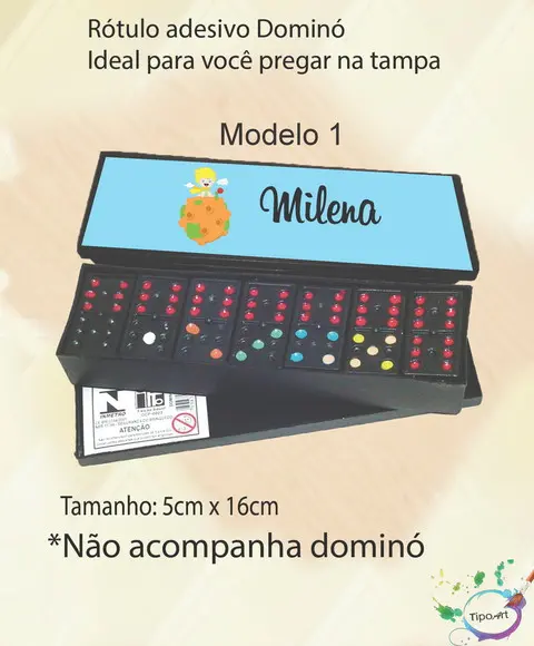 Adesivo para Dominó -pequeno Príncipe