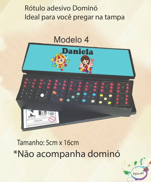 Adesivo para Dominó -sitio do Pica Pau Amarelo