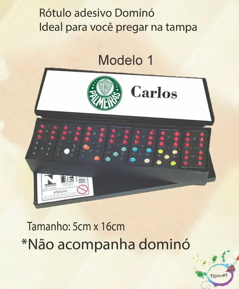 Adesivo para Dominó -verdão