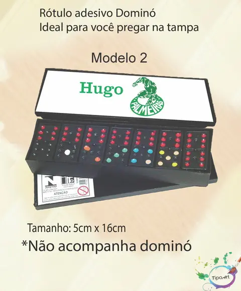 Adesivo para Dominó -verdão