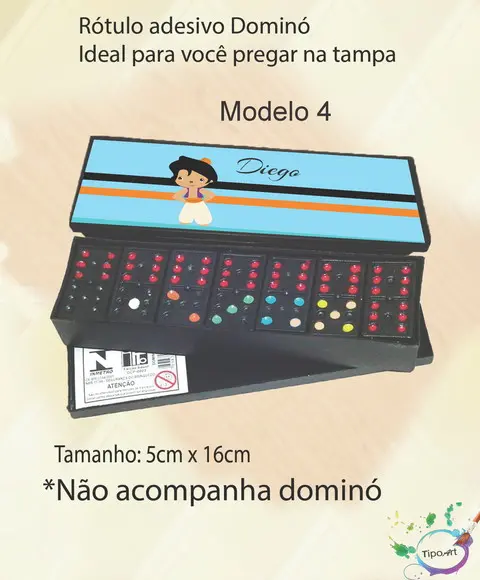 Adesivo para Dominó-aladim