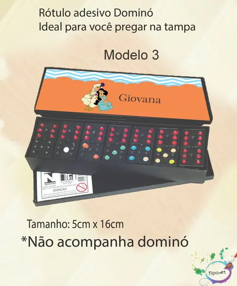 Adesivo para Dominó-aladim