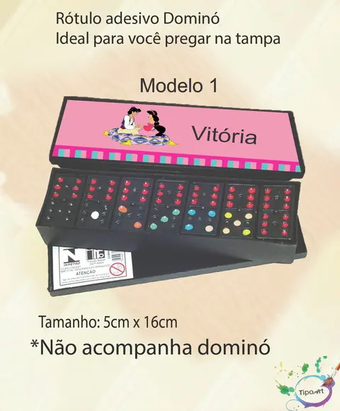 Adesivo para Dominó-aladim