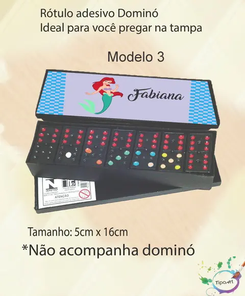 Adesivo para Dominó-ariel