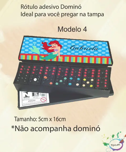 Adesivo para Dominó-ariel