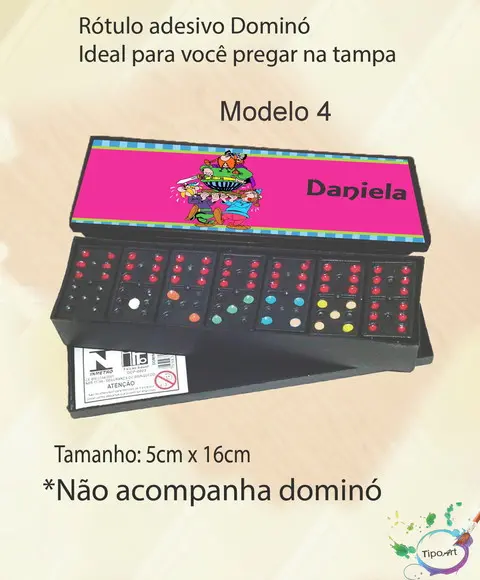 Adesivo para Dominó-asterix