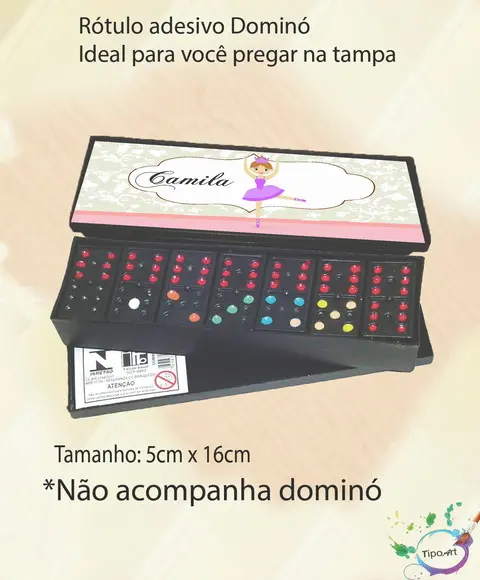Adesivo para Dominó-bailarina