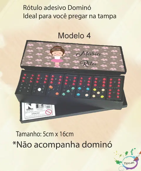 Adesivo para Dominó-bailarina