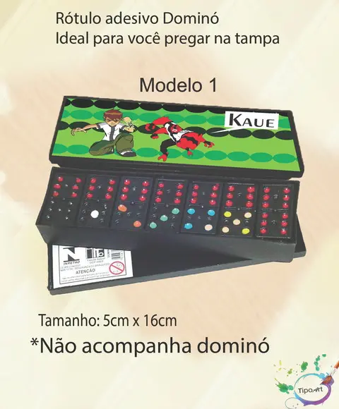 Adesivo para Dominó-ben 10