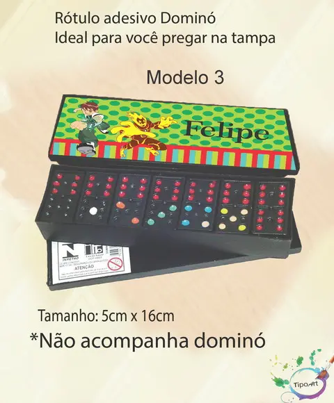Adesivo para Dominó-ben 10
