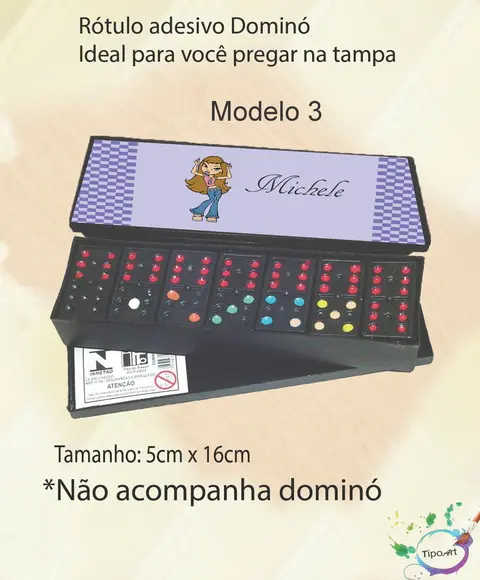 Adesivo para Dominó-bratz