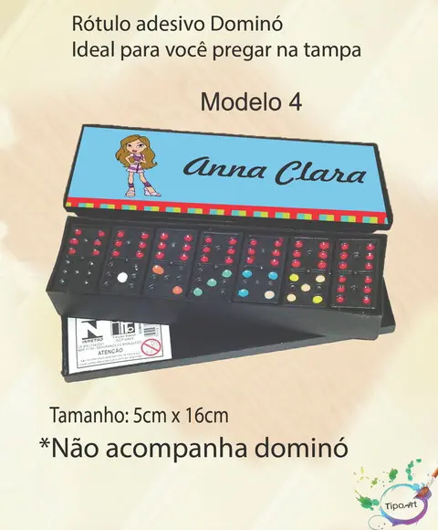Adesivo para Dominó-bratz