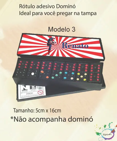 Adesivo para Dominó-capitão America