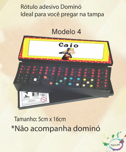 Adesivo para Dominó-chaves