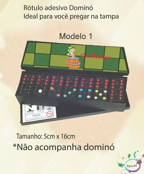 Adesivo para Dominó-chaves
