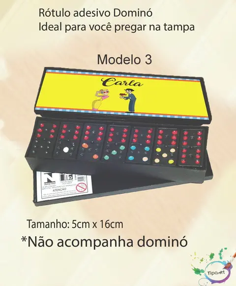 Adesivo para Dominó-chaves