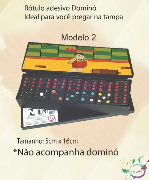 Adesivo para Dominó-chaves