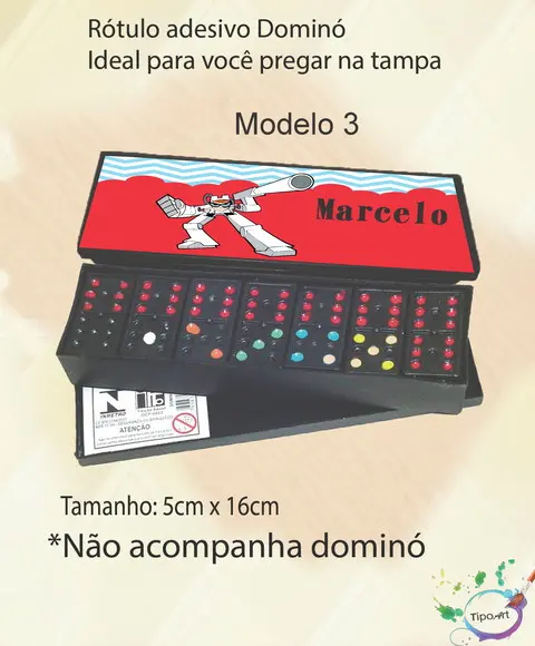 Adesivo para Dominó-dexter