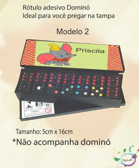Adesivo para Dominó-dumbo
