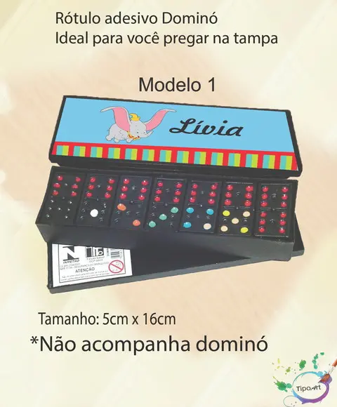 Adesivo para Dominó-dumbo