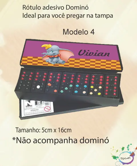 Adesivo para Dominó-dumbo