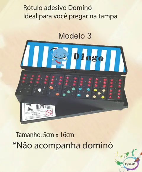 Adesivo para Dominó-genio