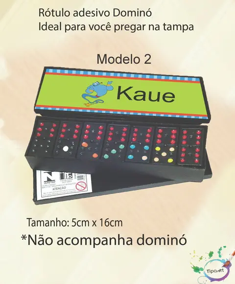 Adesivo para Dominó-genio
