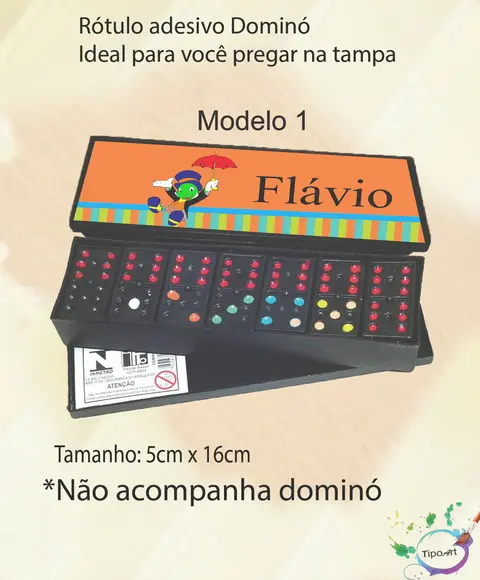 Adesivo para Dominó-grilo Falante