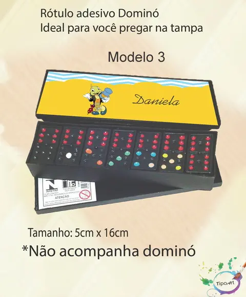 Adesivo para Dominó-grilo Falante
