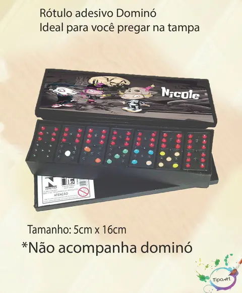 Adesivo para Dominó-halloween#1