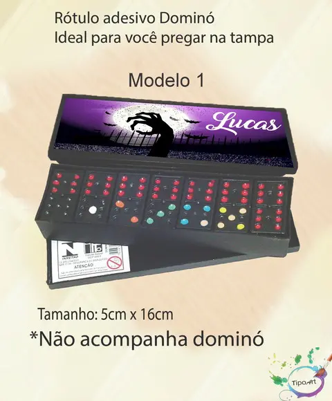 Adesivo para Dominó-halloween#2