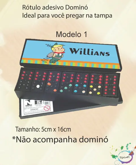 Adesivo para Dominó-jetsons