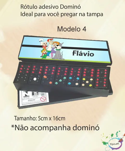 Adesivo para Dominó-jetsons