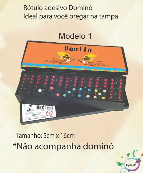 Adesivo para Dominó-ligeirinho