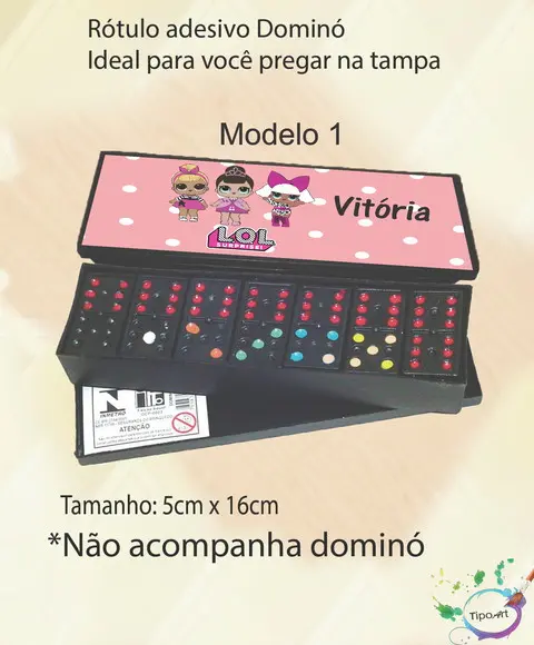 Adesivo para Dominó-lol