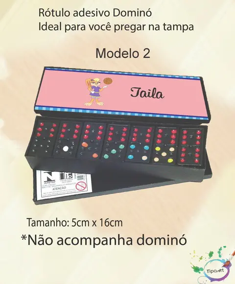 Adesivo para Dominó-lola