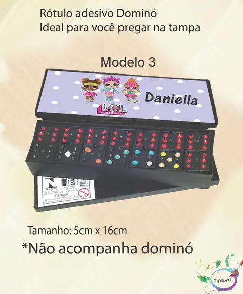 Adesivo para Dominó-lol