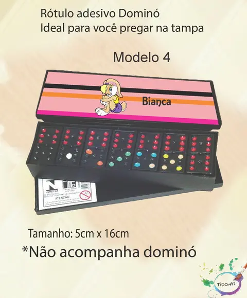 Adesivo para Dominó-lola