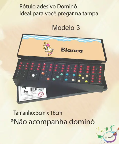Adesivo para Dominó-lola