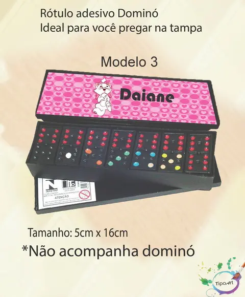 Adesivo para Dominó-marie