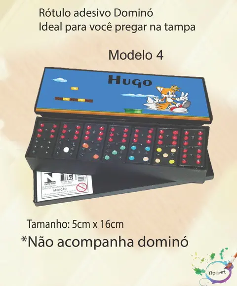 Adesivo para Dominó-mario Bros