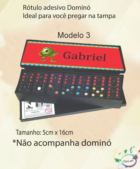 Adesivo para Dominó-mike Wazowski