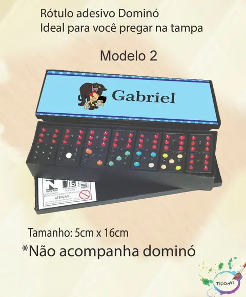 Adesivo para Dominó-mogli